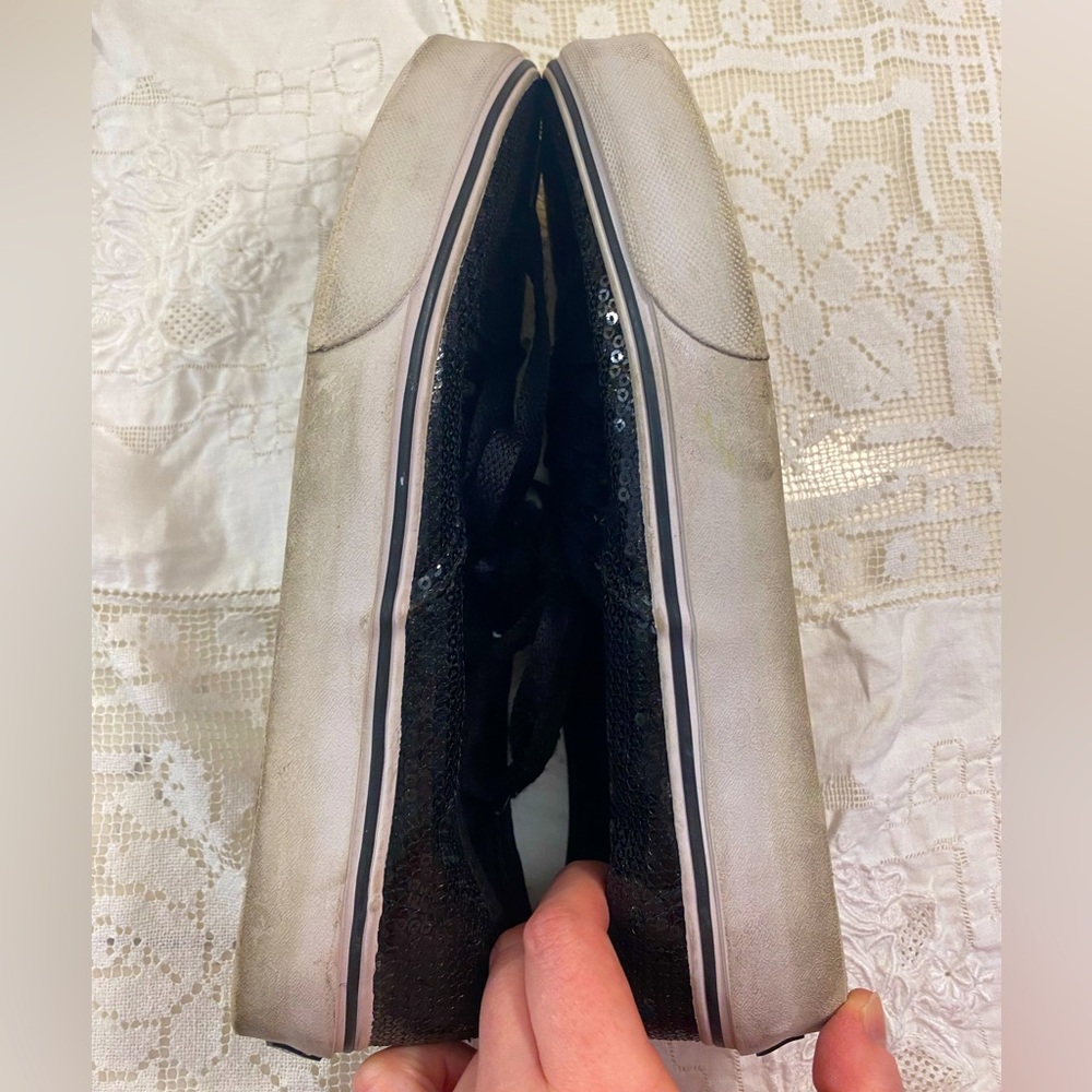 Black sequin vans - Picture 6 of 6